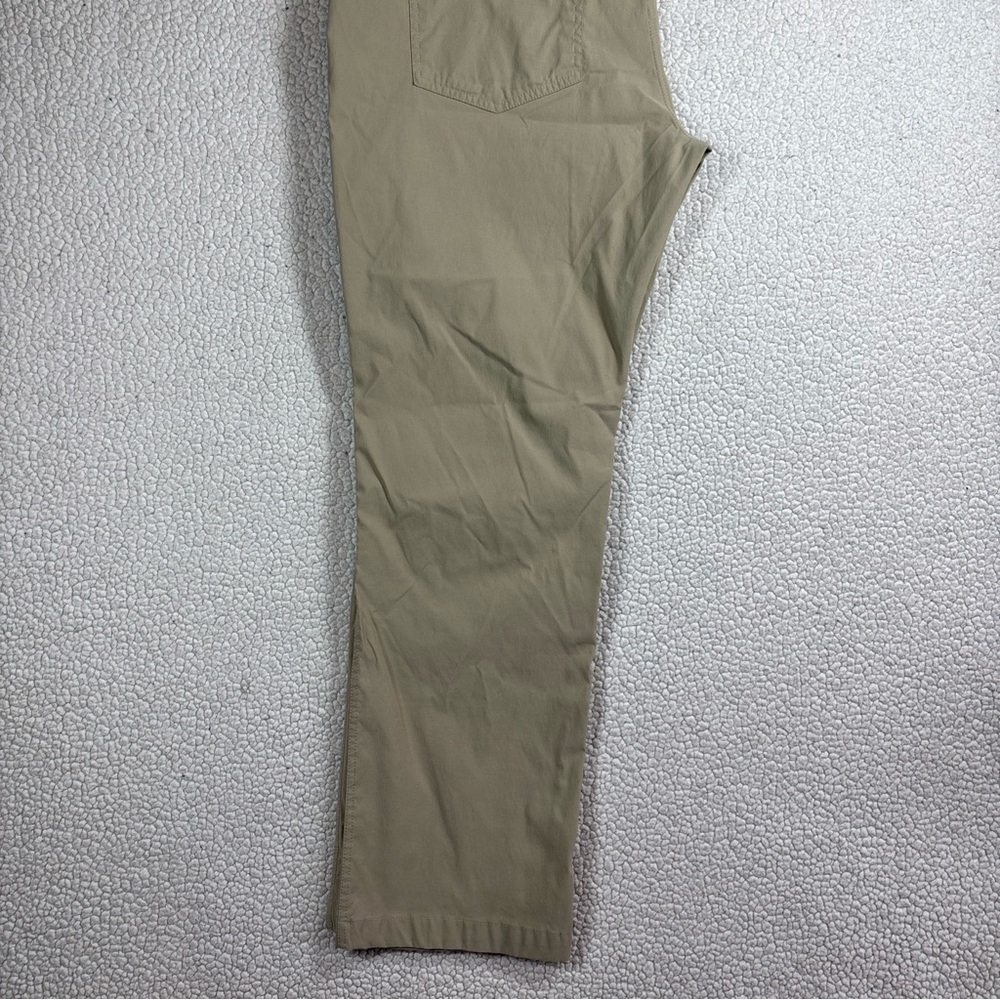 Eddie Bauer Tech Pants Men Tan Size 38 x 30 Lightweight Stretch Fabric Outdoor - Picture 16 of 16